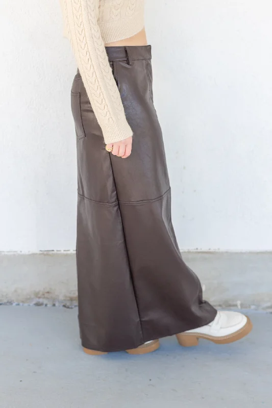 CLARA BROWN SKIRT