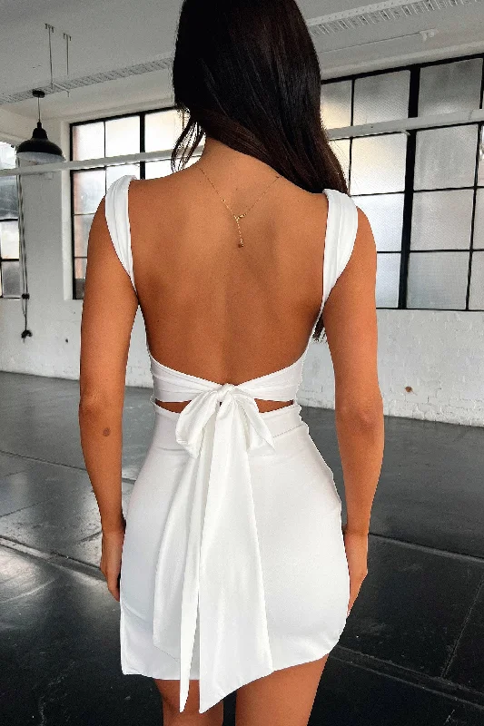 Deanna Dress - White