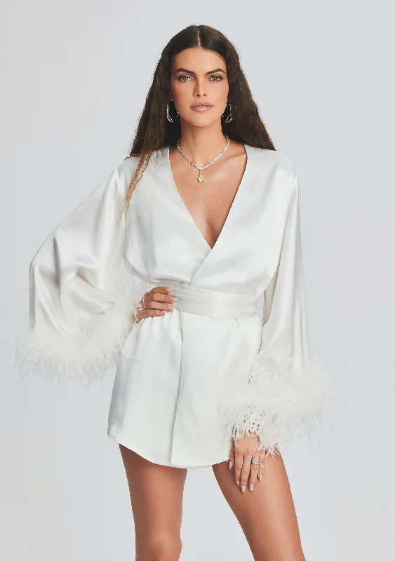 Eva Feather Robe