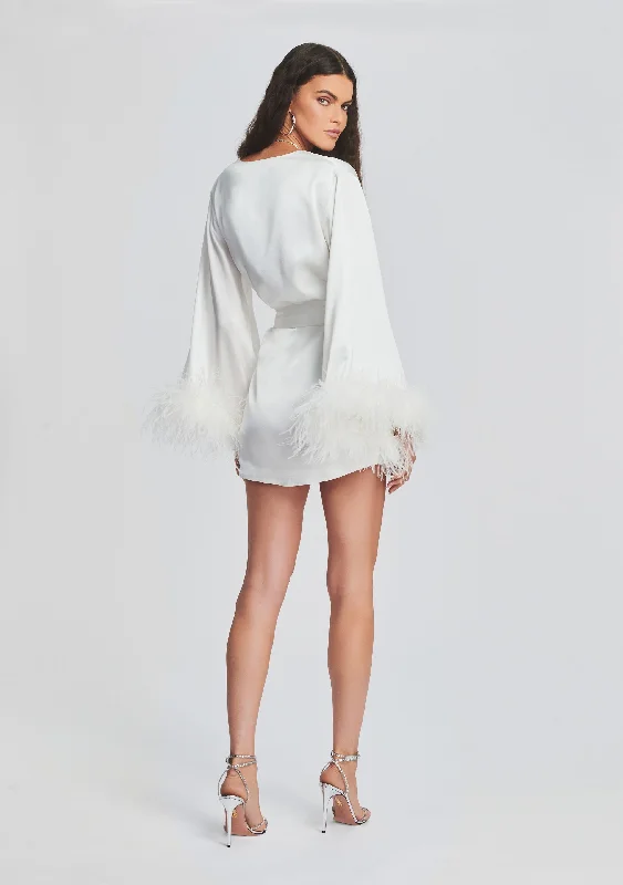 Eva Feather Robe