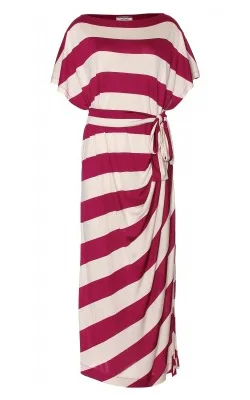 Striped Raspberry Dress