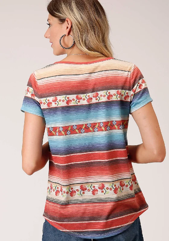 03-039-0514-3065WH Roper Women's Studio West Tee Serape