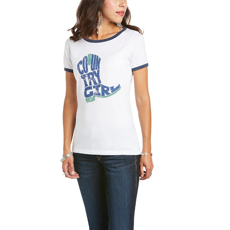 10035795 Ariat Women's Farm Boot Tee