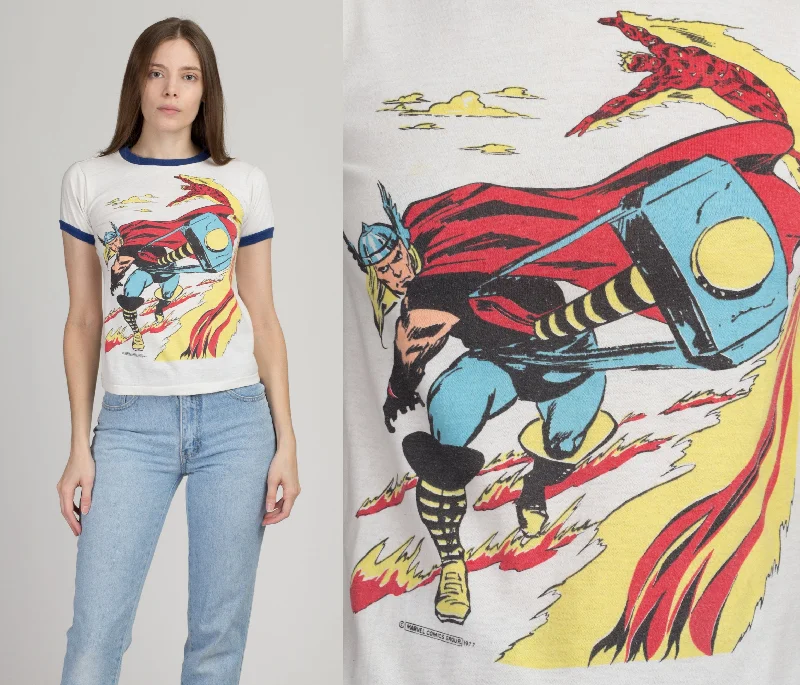 70s Thor Marvel Comics T Shirt - Extra Small