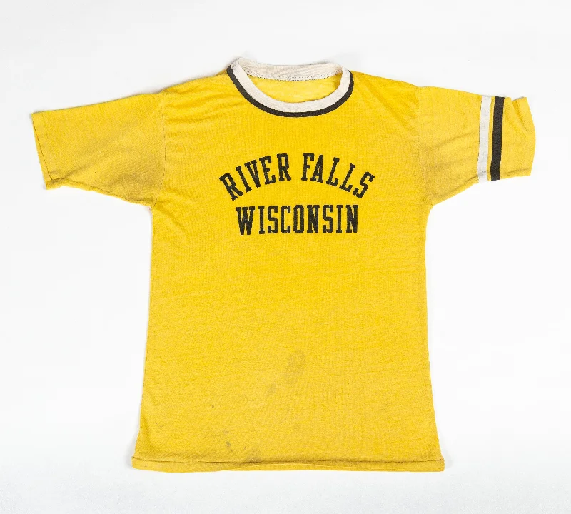 70s Threadbare River Falls Wisconsin Ringer Tee - Medium