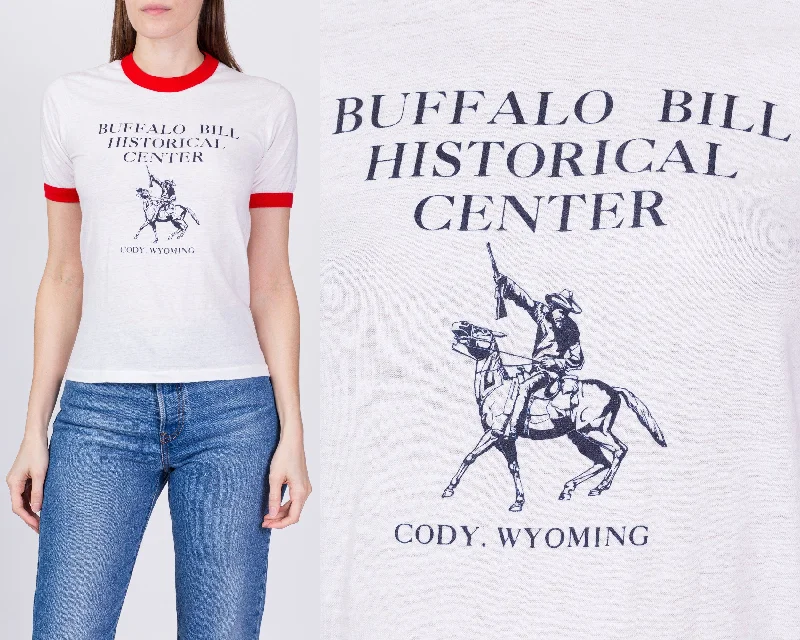 80s Buffalo Bill Historical Center Ringer Tee - Extra Small