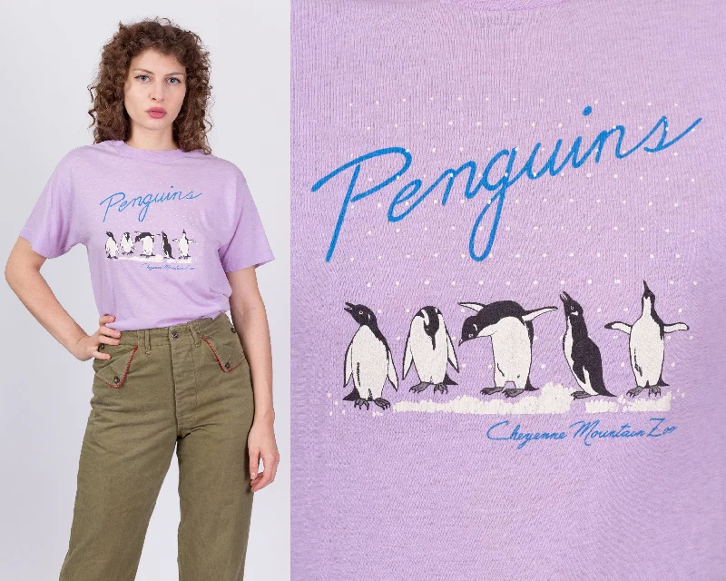 90s Cheyenne Mountain Zoo Penguin T Shirt - Men's Medium, Women's Large