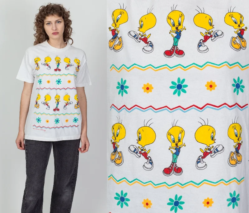 90s Tweety Bird T Shirt - Men's Medium, Women's Large