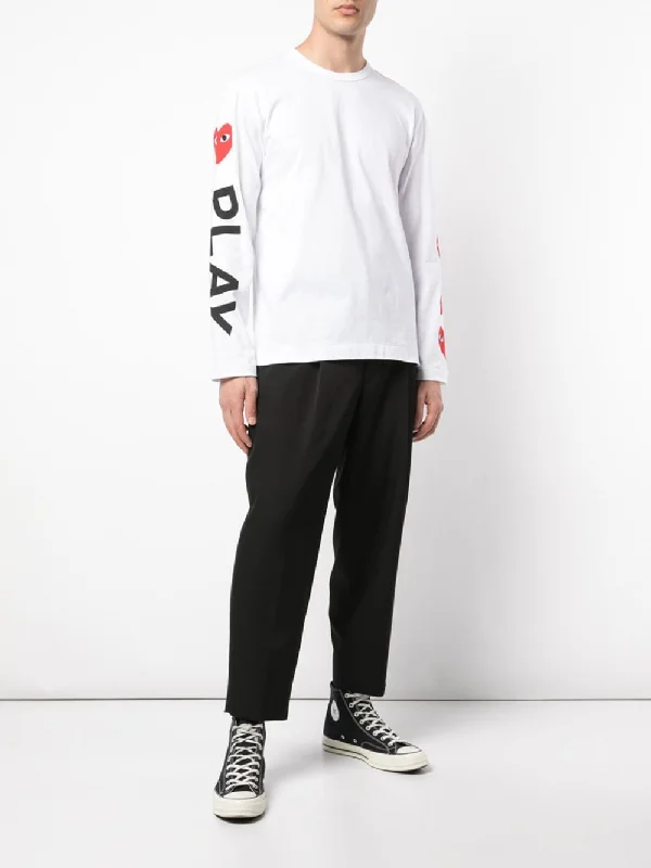 Almond-Eye Long-Sleeved T-Shirt