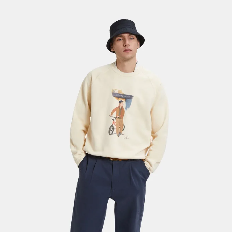 Baracuta Slowboy Arlington Sweatshirt Crew Butter