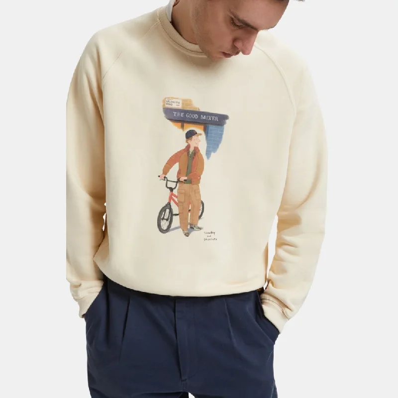 Baracuta Slowboy Arlington Sweatshirt Crew Butter