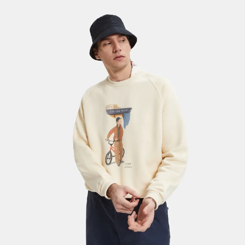 Baracuta Slowboy Arlington Sweatshirt Crew Butter