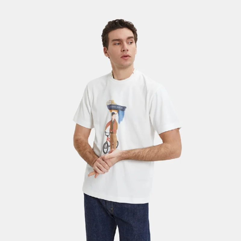 Baracuta Slowboy Arlington T-Shirt Off White