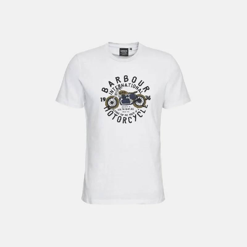 Barbour International Spirit Graphic T-Shirt Whisper White