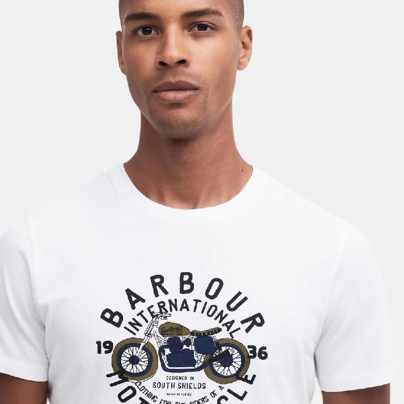 Barbour International Spirit Graphic T-Shirt Whisper White