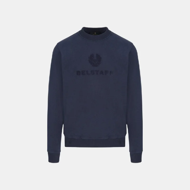 Belstaff Varsity Sweatshirt Tops Dark Ink