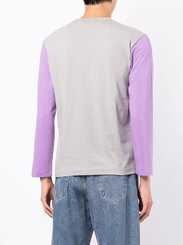 Bi-Colour Long-Sleeve T-Shirt