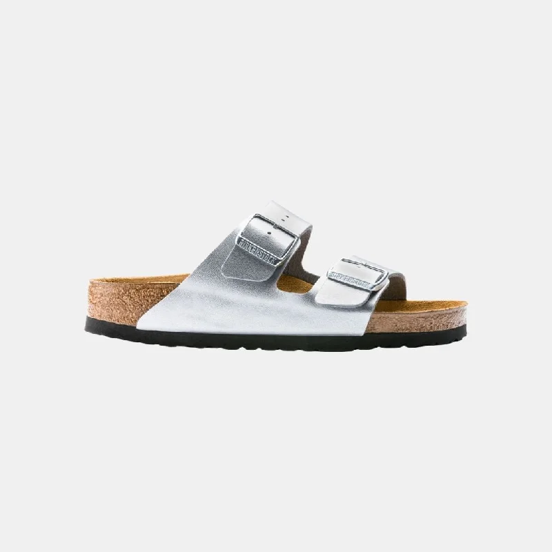 Birkenstock Arizona Birko-Flor Women's Silver