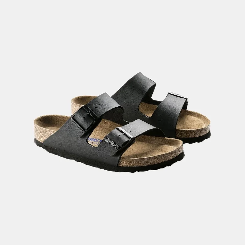 Birkenstock Arizona Soft Footbed Birko-Flor Men's Black