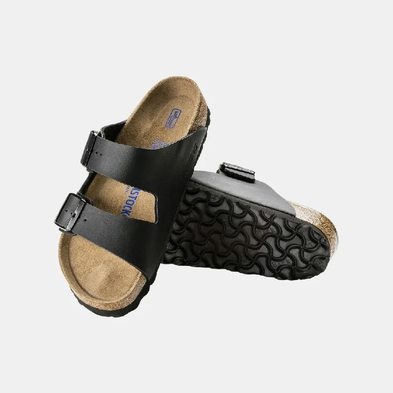 Birkenstock Arizona Soft Footbed Birko-Flor Men's Black