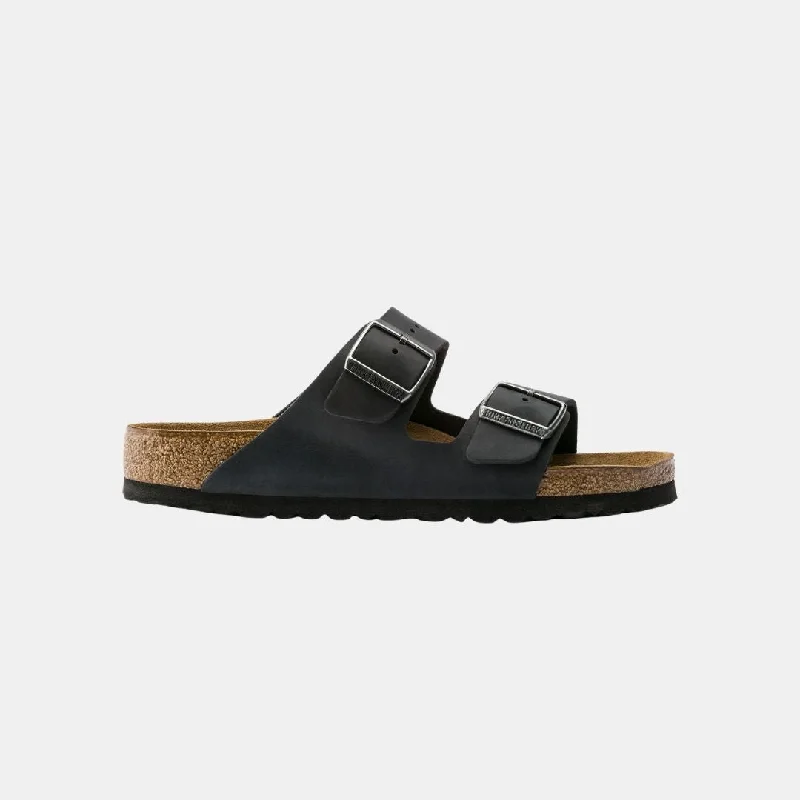 Birkenstock Arizona Soft Footbed Oiled Leather Women's Black