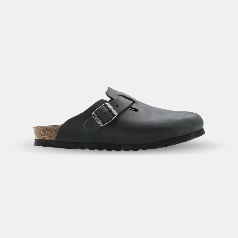 Birkenstock Boston Oiled Leather Unisex Black