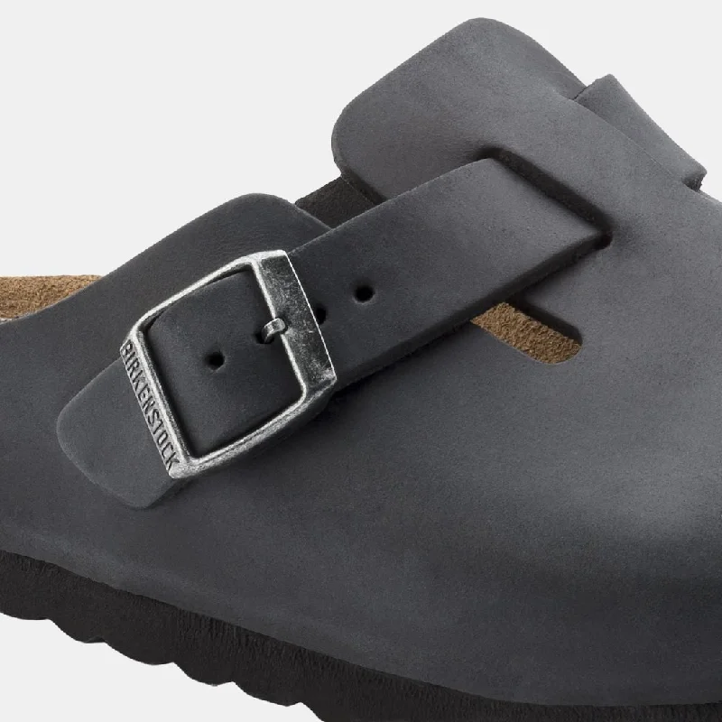 Birkenstock Boston Oiled Leather Unisex Black