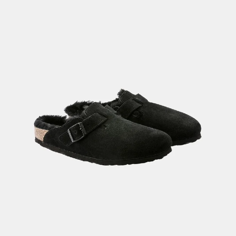 Birkenstock Boston VL Shearling Unisex Black