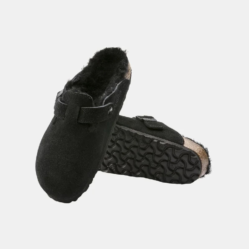 Birkenstock Boston VL Shearling Unisex Black