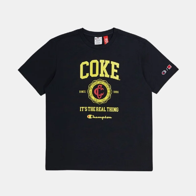 Champion x Coca Cola Crew Tee Logo T-Shirt KK001 Black