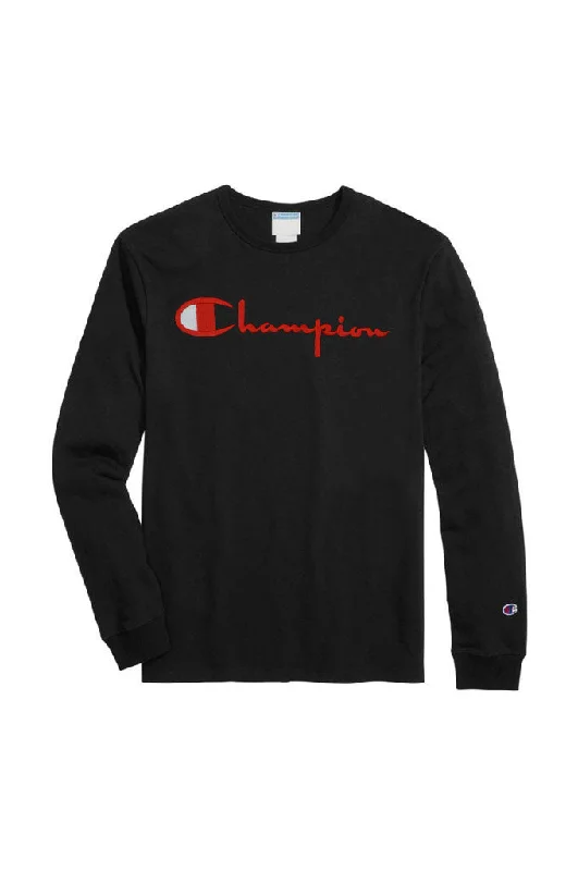 Champion Heritage Embroidered Long Sleeve Tee