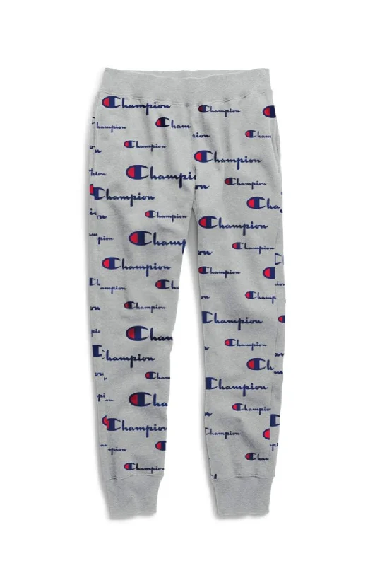 Champion Reverse Weave Joggers, All Over Logo