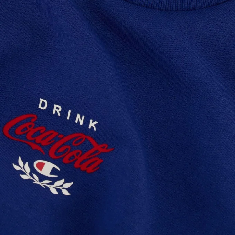 Champion x Coca Cola Crewneck Sweatshirt BS559 Blue