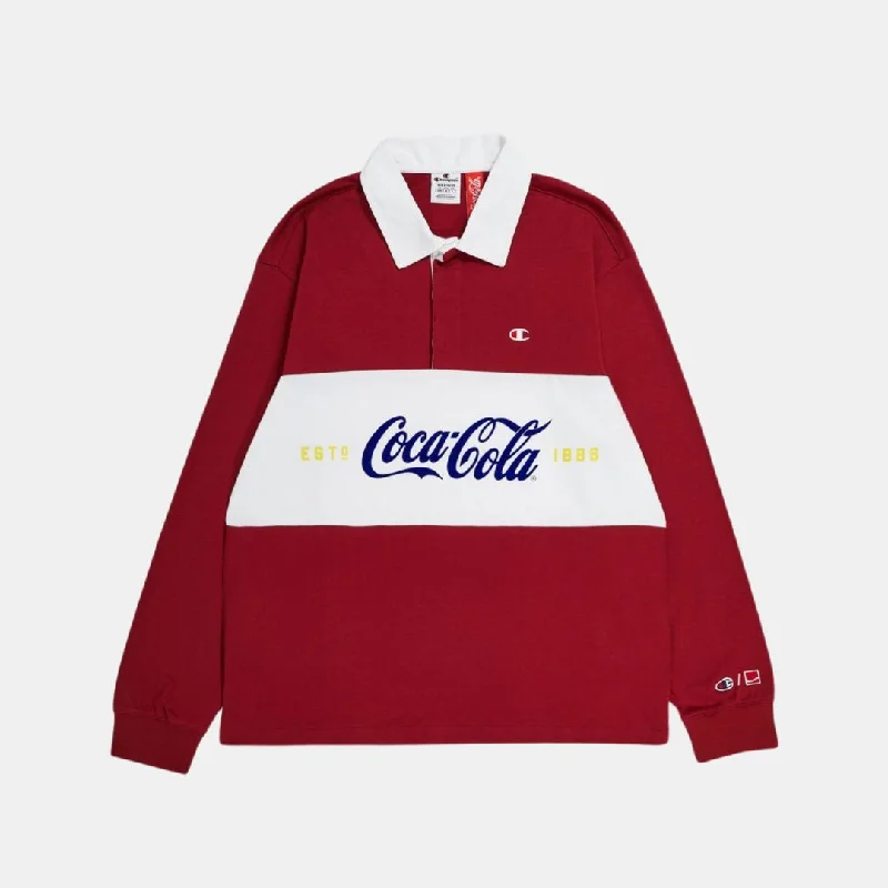 Champion x Coca Cola Striped Polo RS506 Red