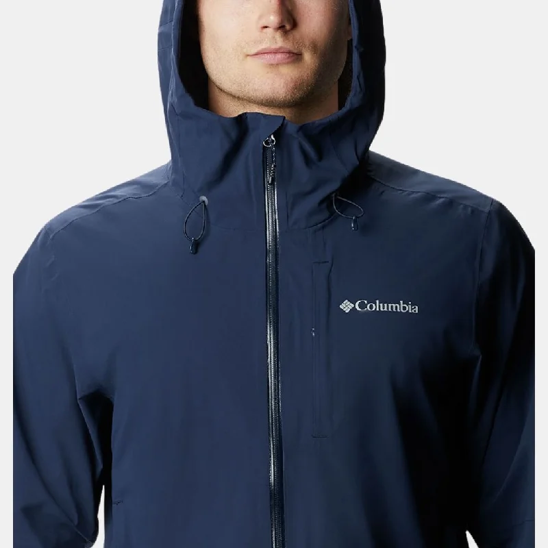 Columbia Men's Omni-Tech Ampli Dry Shell Jacket Collegiate Navy