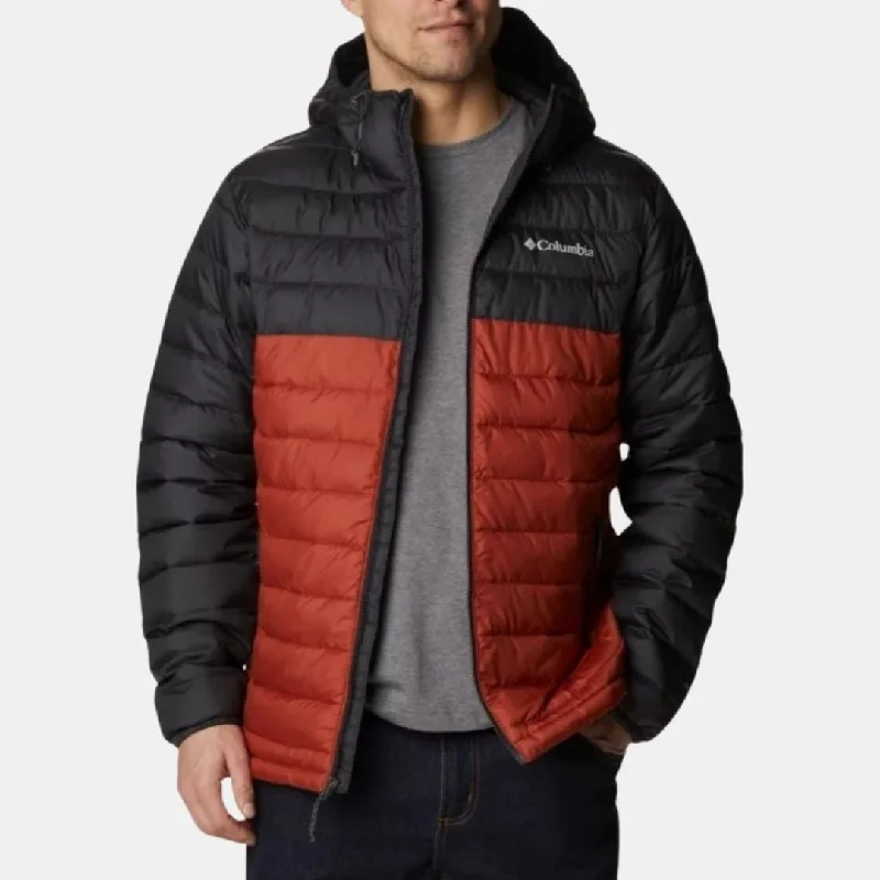 Columbia Men's Powder Lite Hooded Jacket Wrap Red