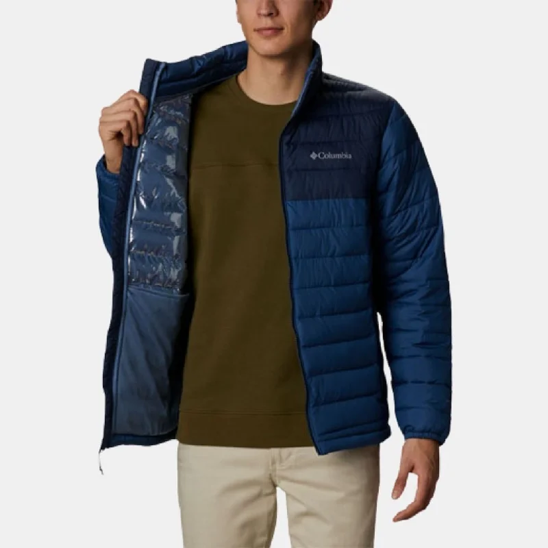 Columbia Men's Powder Lite Jacket Night Tade Collegiate Navy