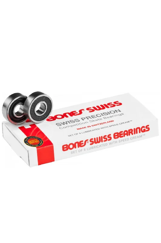 Bones Swiss Skateboard Bearings 8 Pack