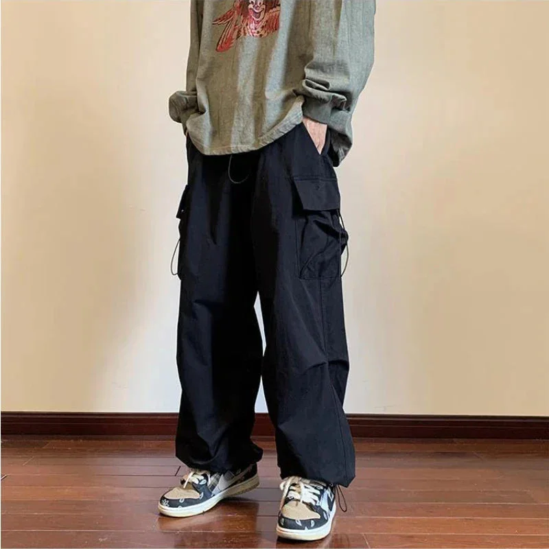 Women Hip Hop Streetwear Trousers Harajuku Casual Parachute Y2k Oversize Pants