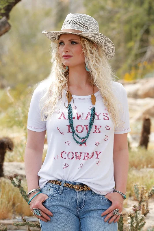 CTK7289001WHT Cruel Denim Always love a Cowboy tee