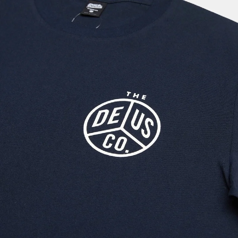 Deus Ex Machina Peaces Tee T-Shirt Navy