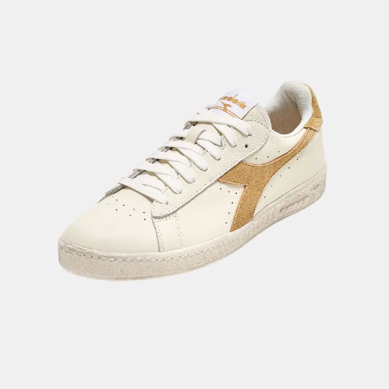 Diadora Game L Low Waxed Suede Pop White Latte