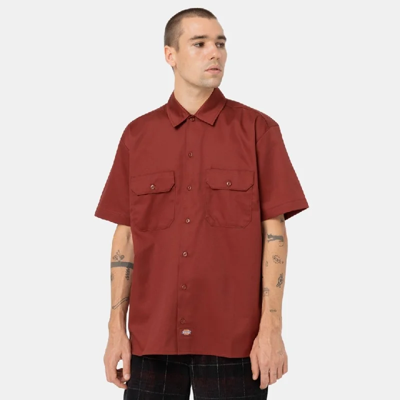 Dickies Short Sleeve Work Shirt Fired Brick