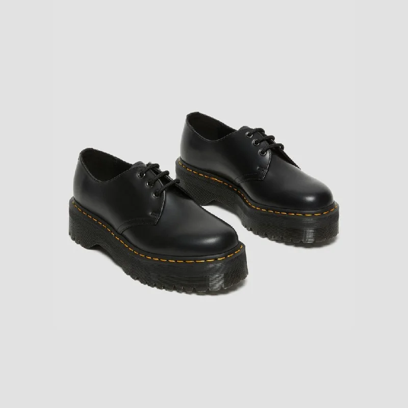 Dr. Martens 1461 Women's Quad Black Polished Smooth