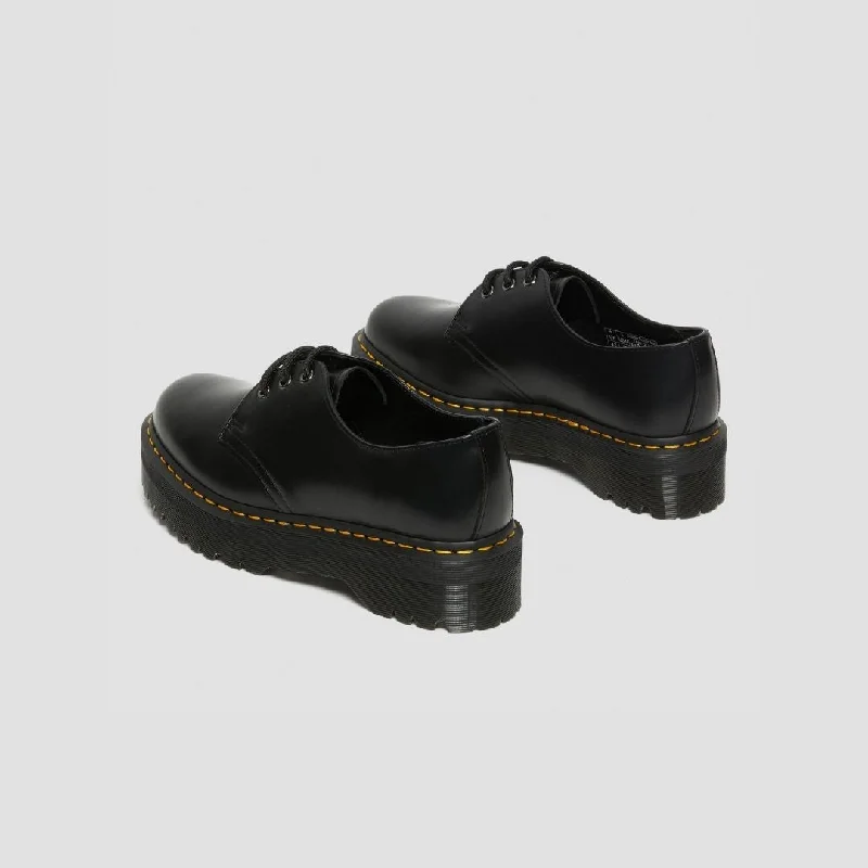 Dr. Martens 1461 Women's Quad Black Polished Smooth