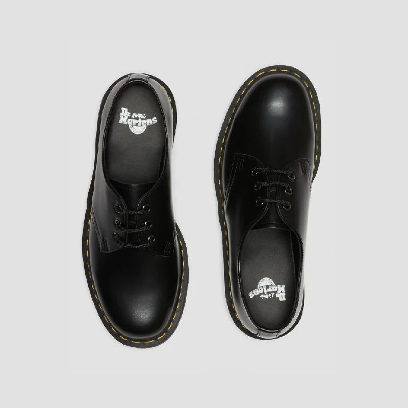 Dr. Martens 1461 Women's Quad Black Polished Smooth