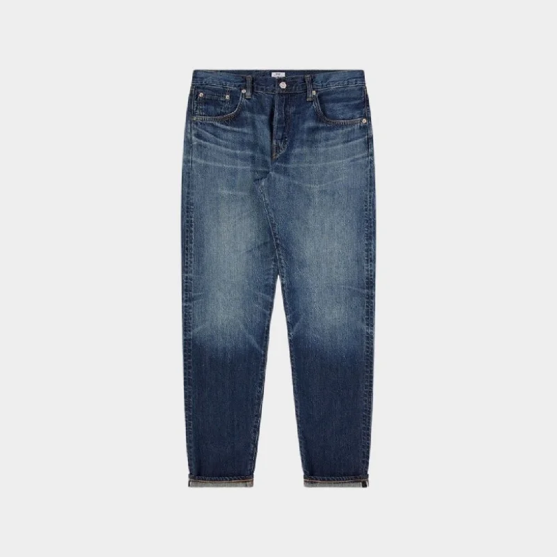 Edwin Regular Tapered Jeans Blue Dark Used