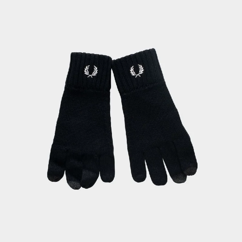 Fred Perry Laurel Wreath Gloves Black