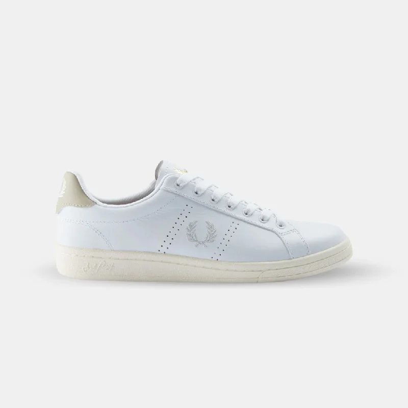 Fred Perry Leather B721 White Loyster