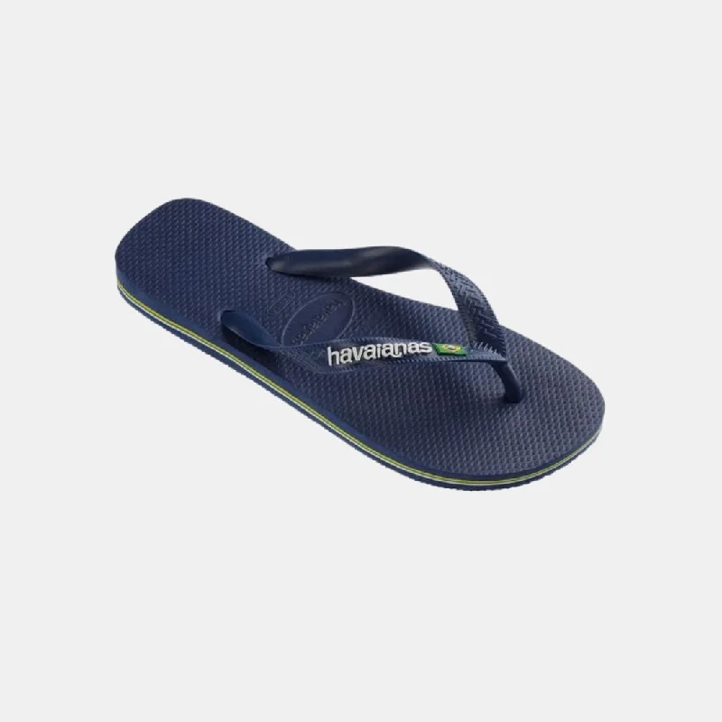 Havaianas Brasil Logo Men's Navy Blue